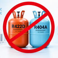 Kylmaineet R404A R422D R125